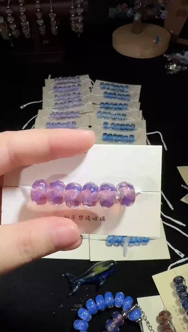 颈饰玻璃手工琉璃珠珠113