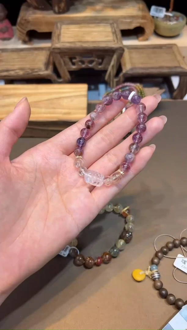 水晶手链未镶嵌手饰@@F5251