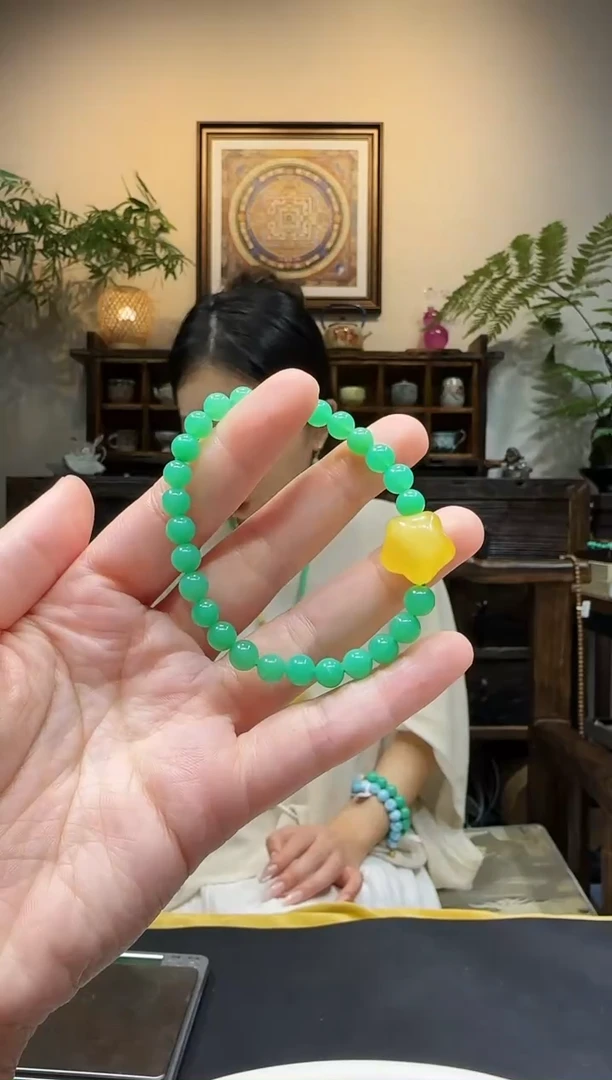 未镶嵌手链石英质玉手链