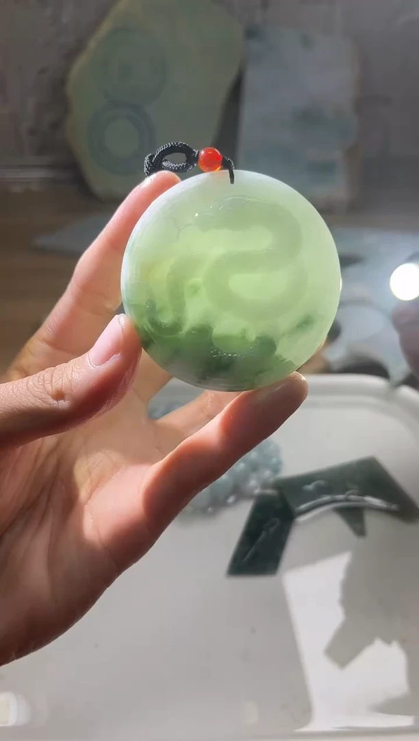 裸石翡翠翡翠a货正品玉石古陈071