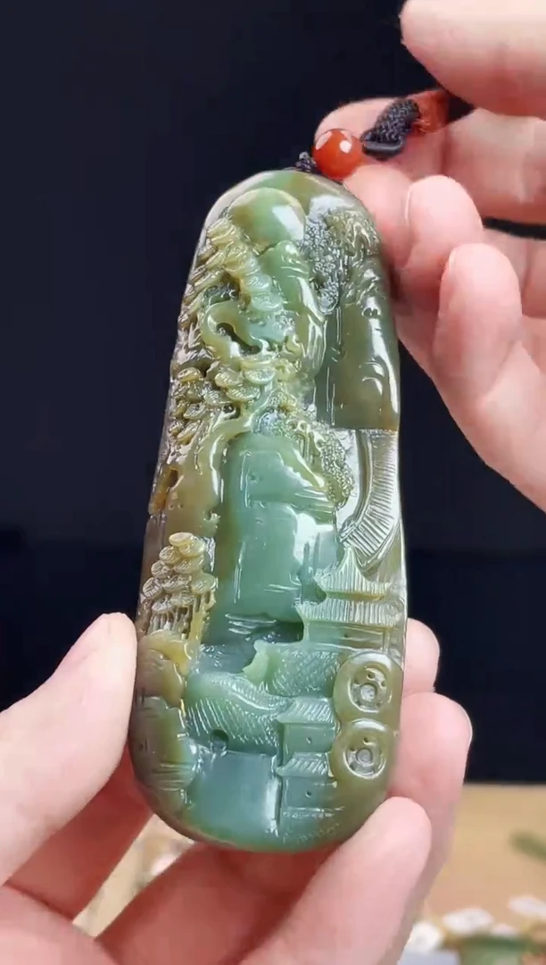 颈饰未镶嵌和田玉1