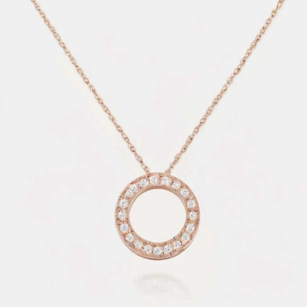 【S】大小圆饼项链