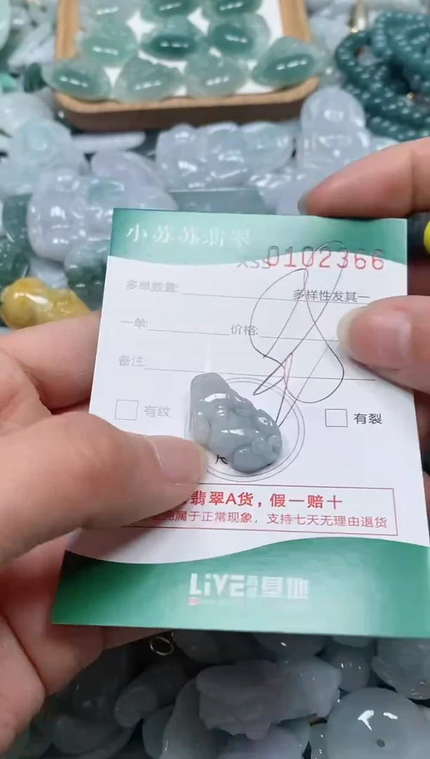 【闪购商品】翡翠颈饰未镶嵌闪购商品0102366