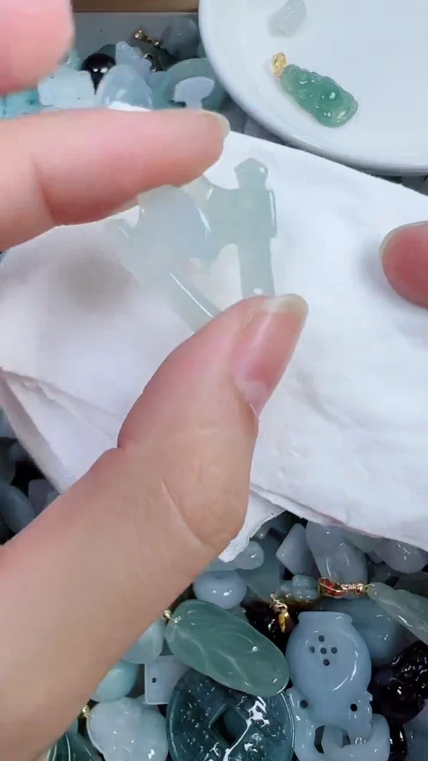 散珠翡翠644号链接，A货翡翠