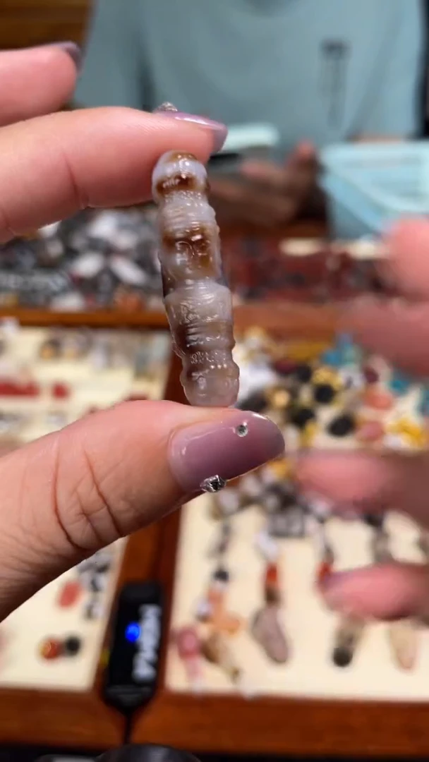 玛瑙/玉髓颈饰未镶嵌11观音