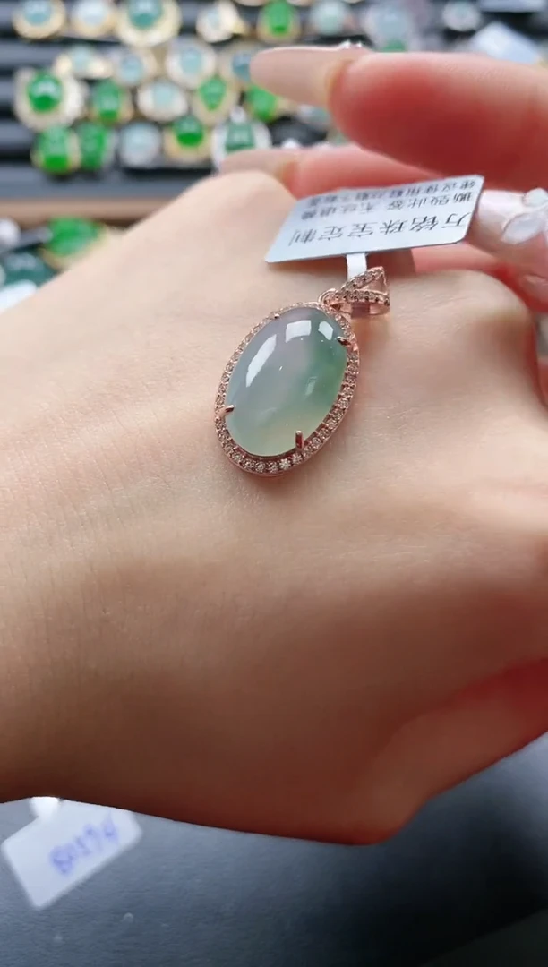 【闪购商品】翡翠戒指银S925镶嵌51511