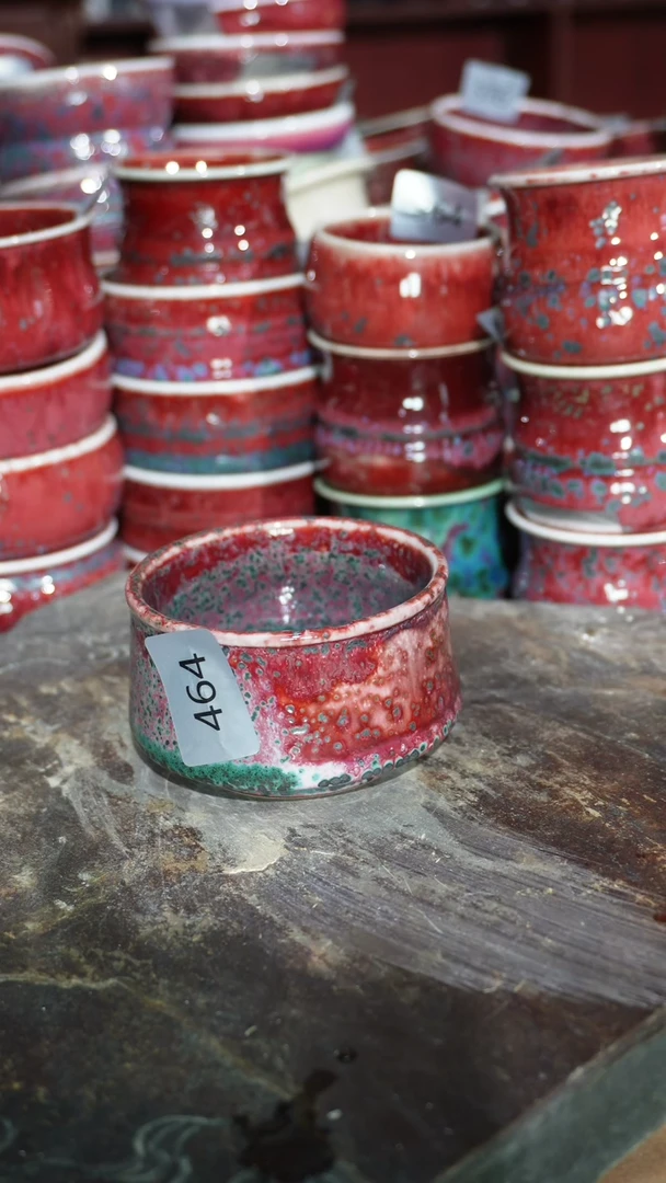 摆件陶精品窑变钧瓷茶器