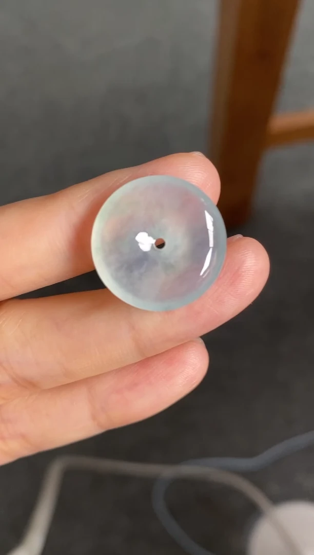 翡翠未镶嵌颈饰翡翠冰种平安扣