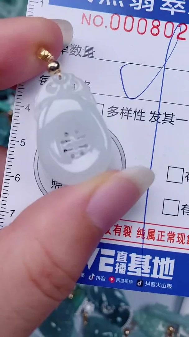 翡翠未镶嵌颈饰00008027