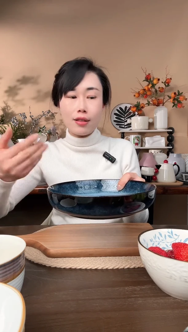 【闪购商品】瓷片9英寸窑变汤盆微瑕