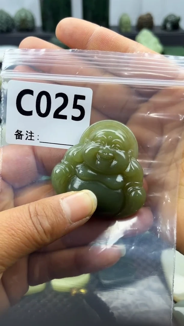 未镶嵌和田玉珠宝半成品佛公