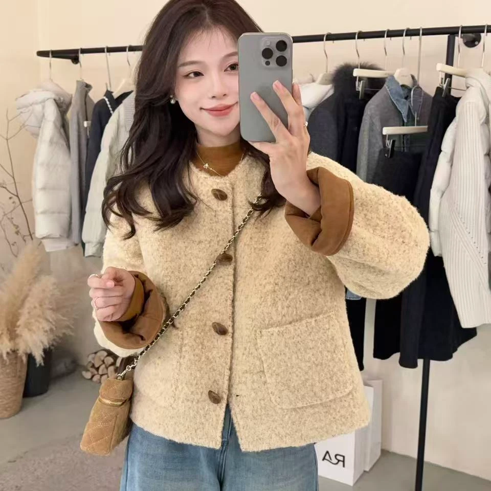 【暖冬情书】小个子羊毛外套羽绒服W3388