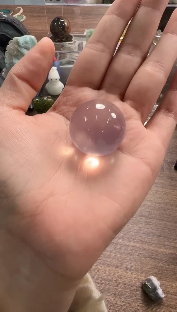 未镶嵌珠宝半成品水晶M859 约2.8cm