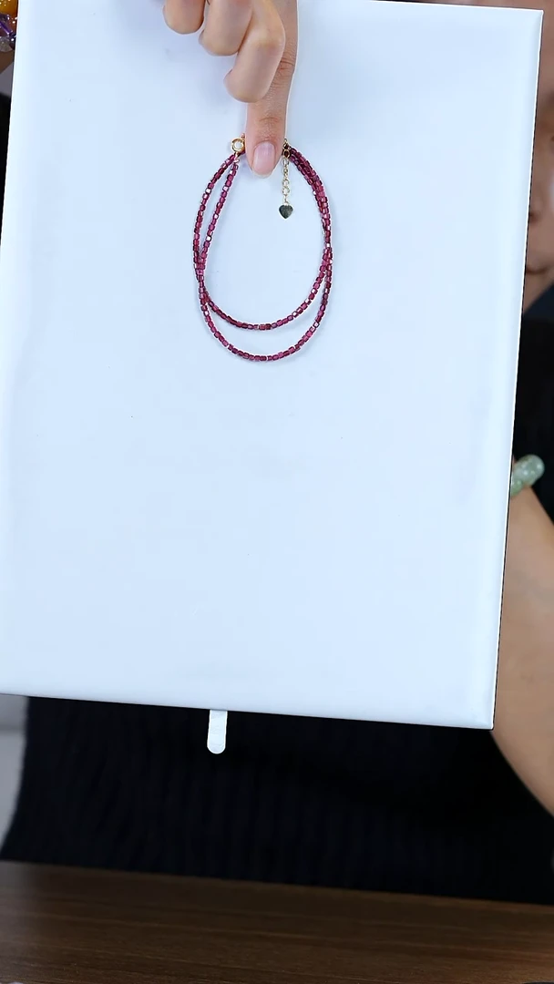 【闪购商品】石榴石项链未镶嵌A0050石榴石项链-多样性发其一