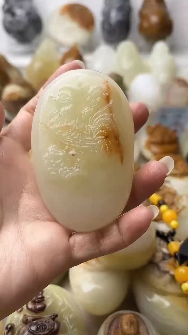 石材古青石棉纹正常不退换鸡