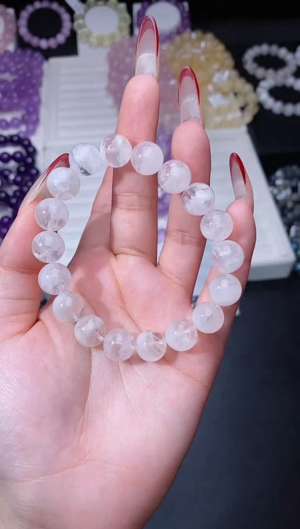 【闪购商品】水晶手链未镶嵌213.45雪花幽灵手串 多样性发其一