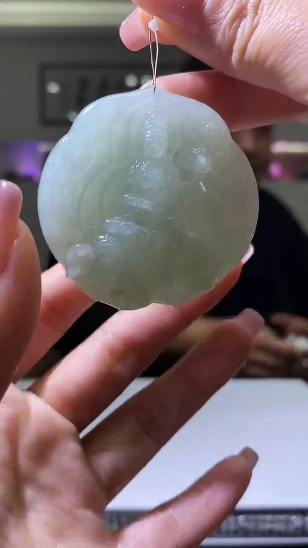 【闪购商品】定制翡翠未镶嵌18/0306/W/普贤