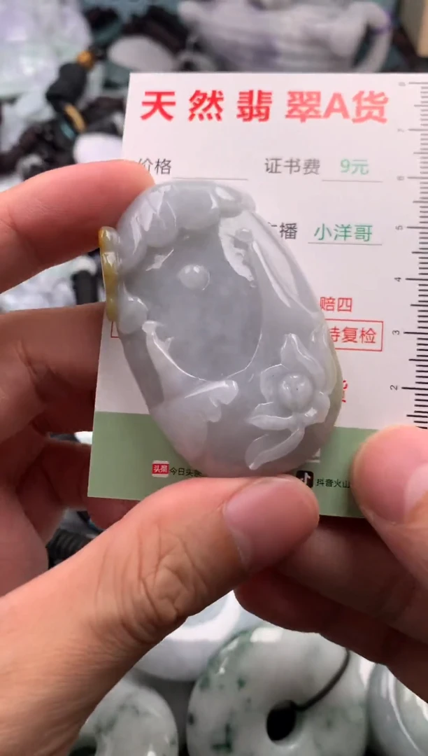 翡翠未镶嵌吊坠(不含链)1