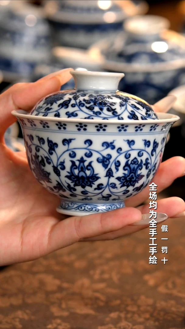 景德镇纯手工柴窑茶具