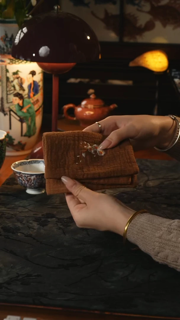 瓷片茶巾