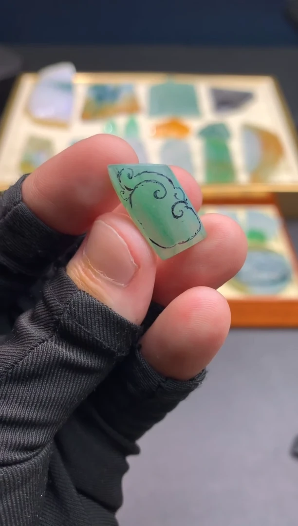 定制翡翠未镶嵌 天然翡翠  裸石 （含工费）