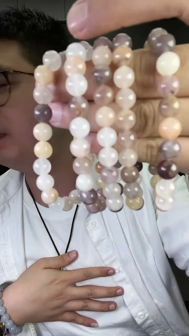 【闪购商品】石英质玉未镶嵌手串多样性发一件H1