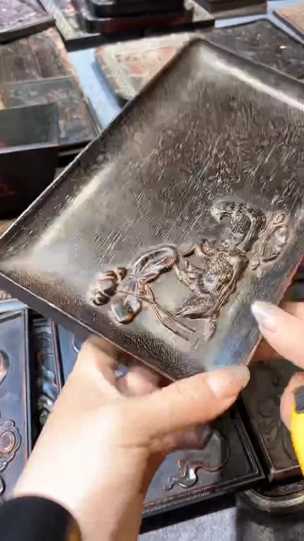 木紫檀雕刻板一物一拍以直播间为准