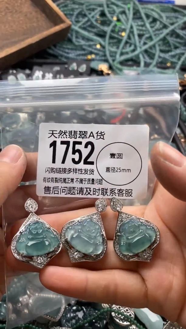 【闪购商品】翡翠颈饰未镶嵌多样性发其一1752