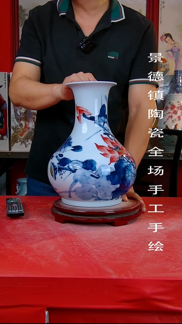 摆件手景德镇陶瓷 全场手工绘9