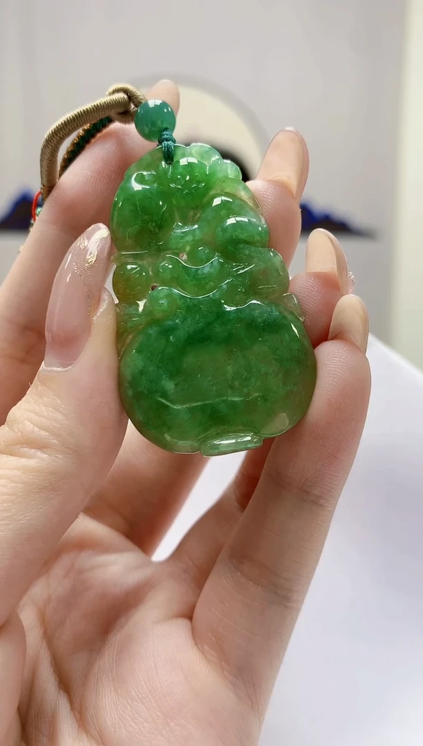 未镶嵌定制翡翠4852jw-毛货挂件81