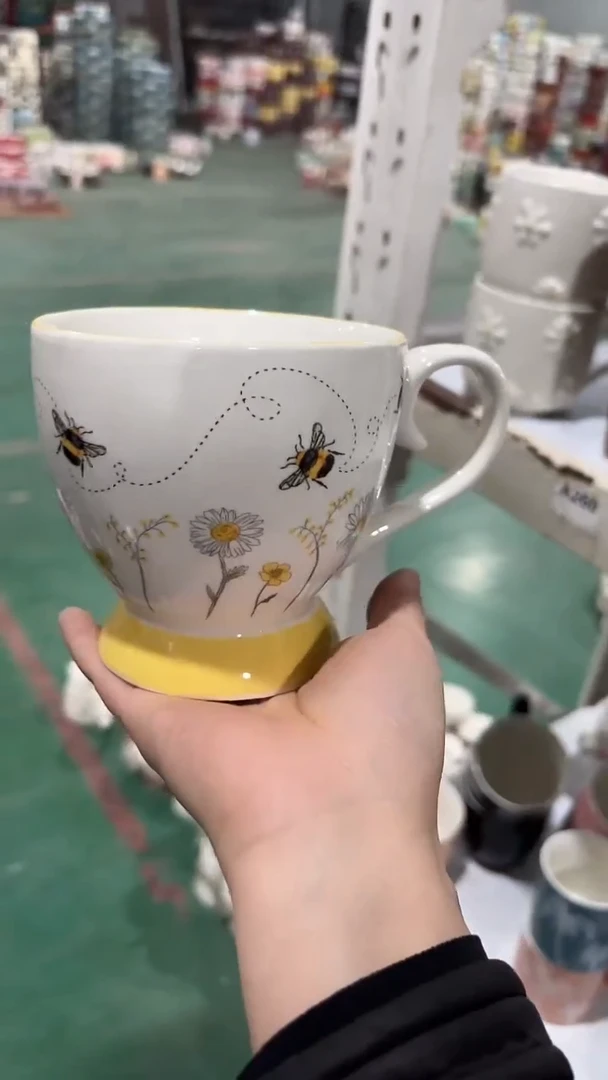 【闪购商品】家湖高温陶瓷杯 微瑕 两个