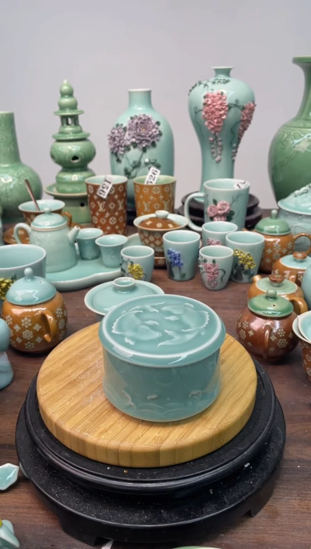 特价福利 微瑕 慧仙青瓷