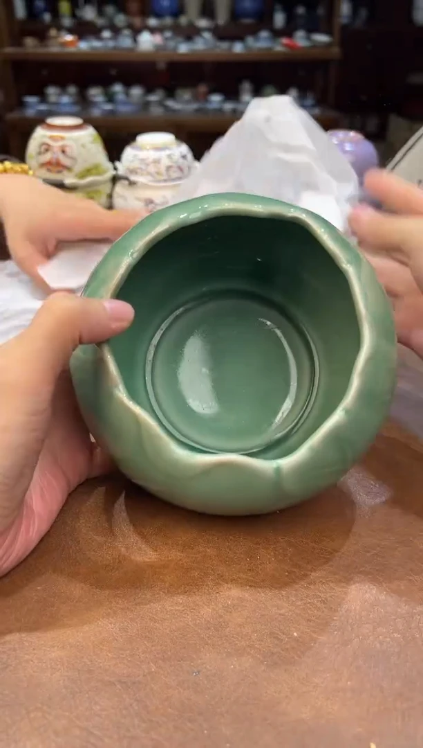 真的很便宜超好看会开片的旅行茶具