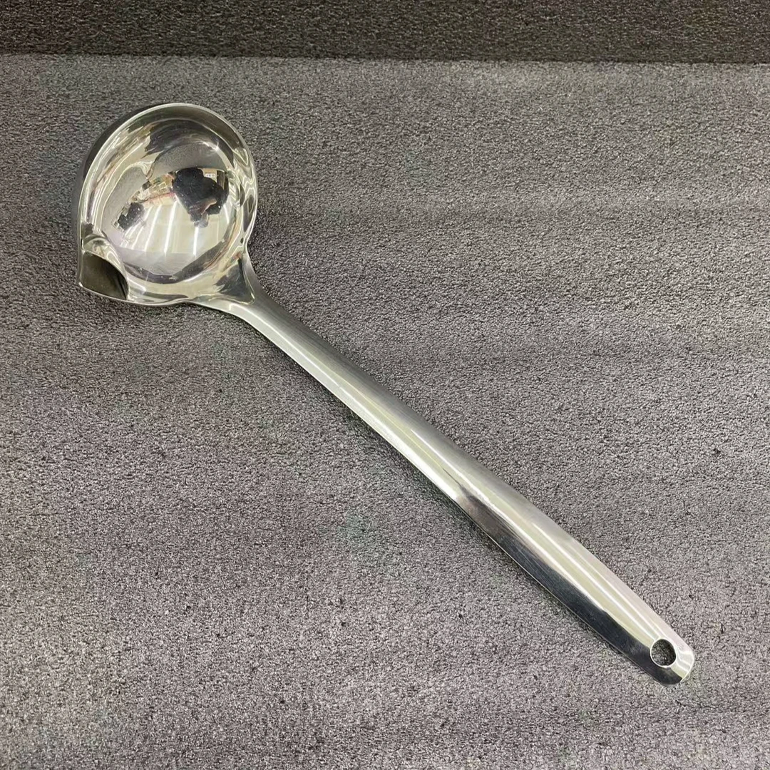 不锈钢勺滤油隔油汤勺漏油神器滤油勺子家用漏勺分离油汤