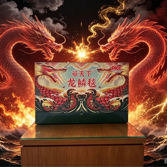 龙鳞毯 专属包装纸质包装盒