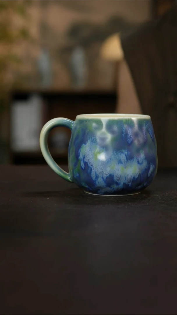 杯景德镇陶瓷杯碗柴烧多人瑕疵