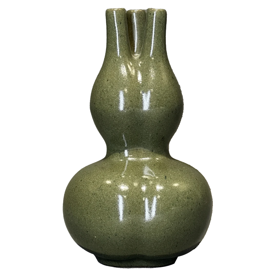 25152188y茶叶沫釉三联葫芦瓶