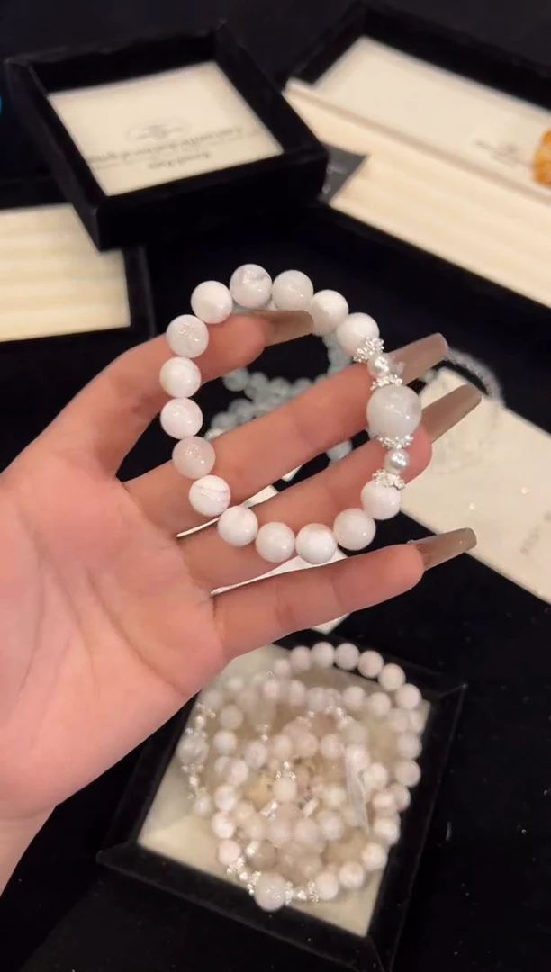 【闪购商品】水晶手链合金小号雪花幽灵手链x1266