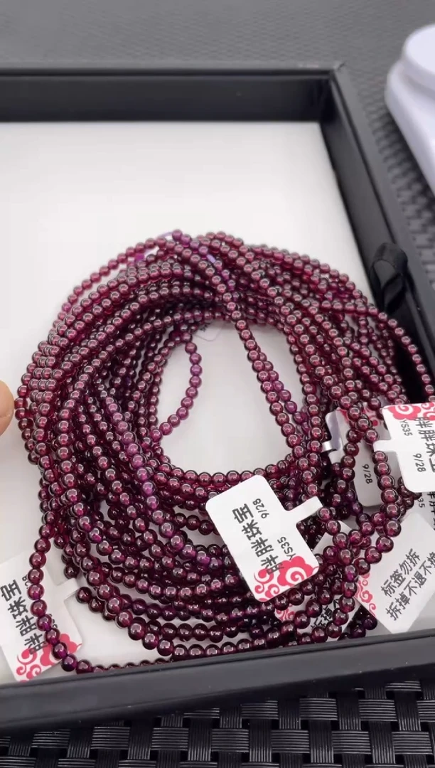 项链未镶嵌石榴石（紫牙乌）（多样性发一件）YS35