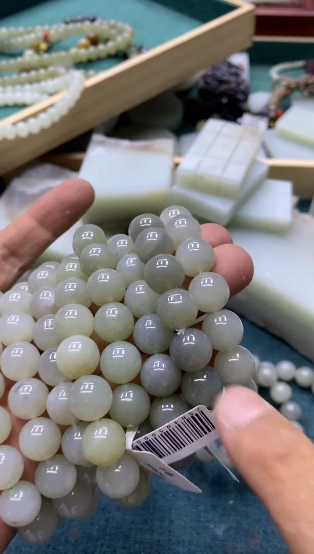 手串未镶嵌和田玉手串卡12拍一发一多样性发货