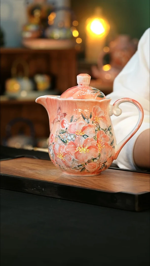 杯手绘心瓷陶瓷浮力