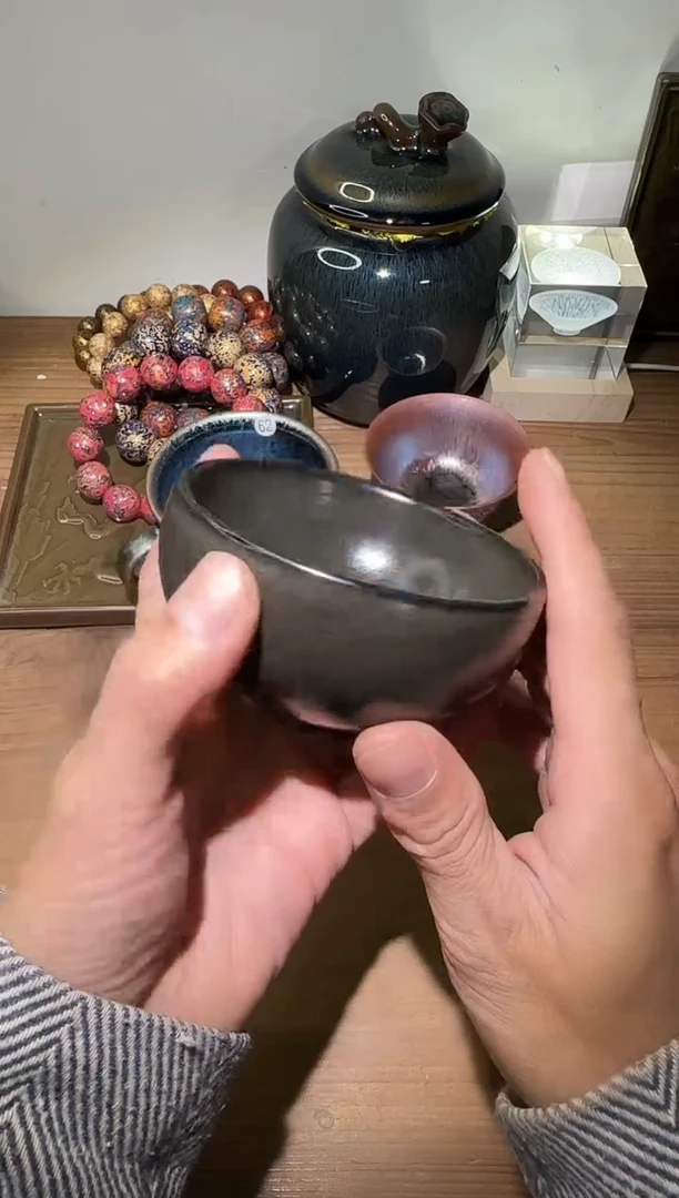 茶盏建阳建盏茶杯一只