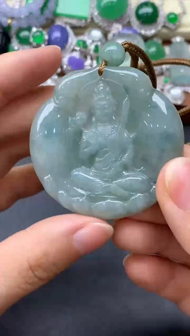 颈饰未镶嵌翡翠90-中国好珍宝