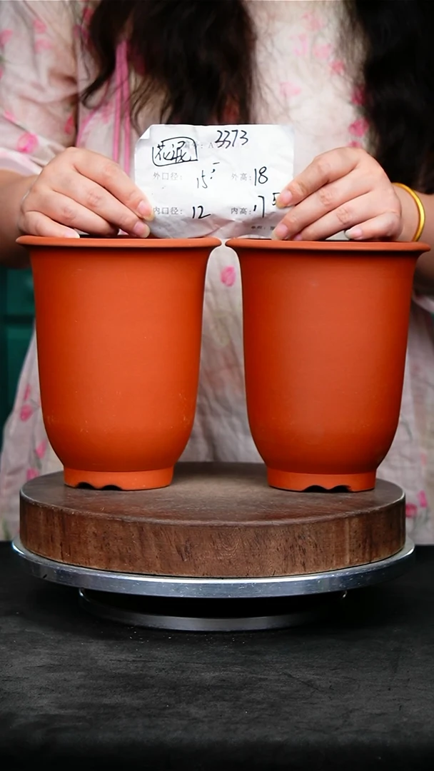 紫砂花盆3373花泥紫砂花盆