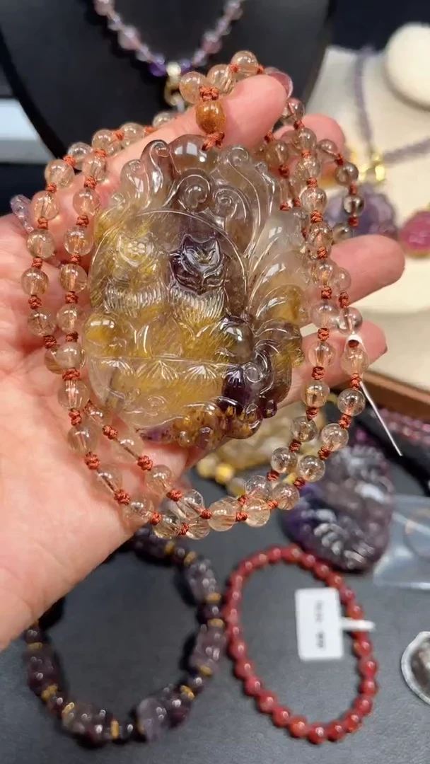 【闪购商品】水晶颈饰未镶嵌【百晶灵儿】天然定制款