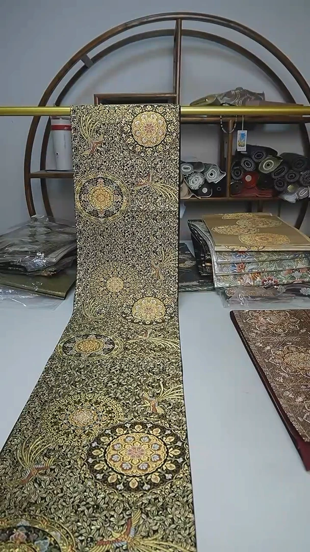 织绣152西阵织六通宝相花