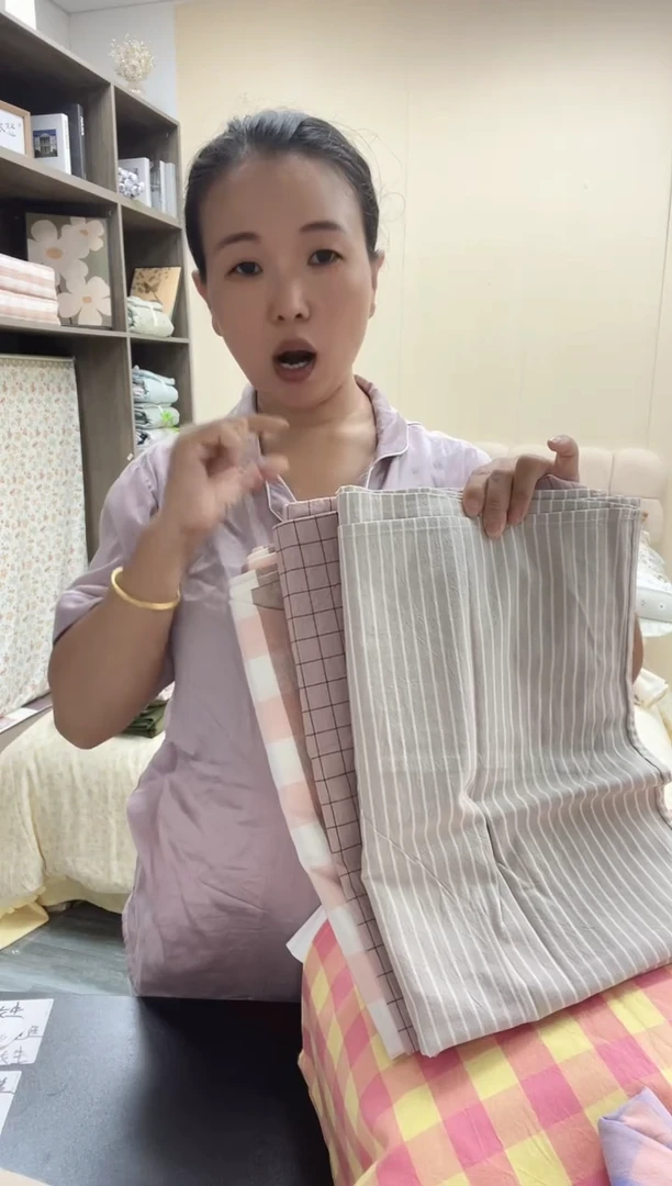 棉枕套一对不挑色