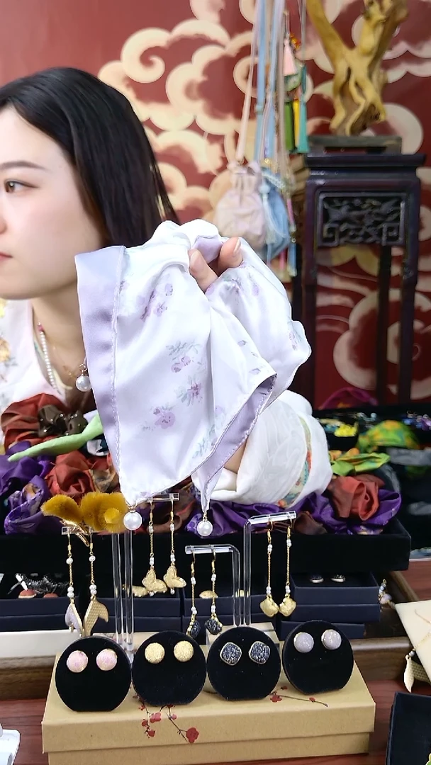 纯铜合金琉璃非遗绒花好美