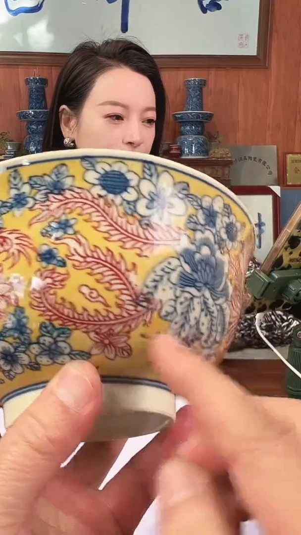 摆件陶景德镇精美陶瓷碗