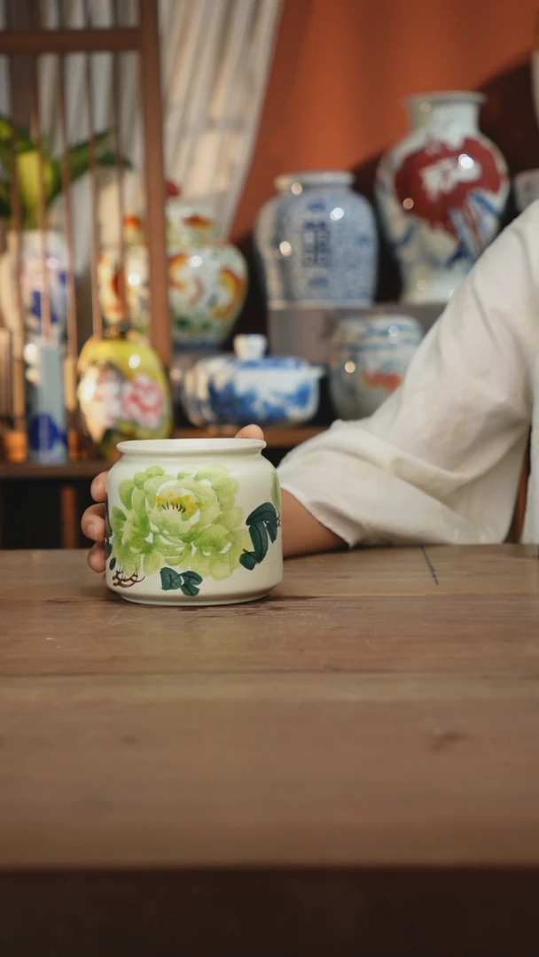 瓷片 景德镇设计师釉下手绘陶瓷餐具